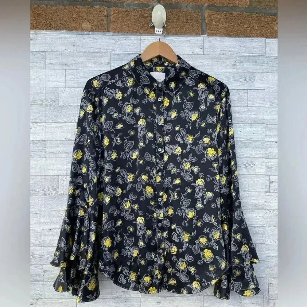 Cinq à SeptKirby Floral Silk Top medium - Picture 2 of 12